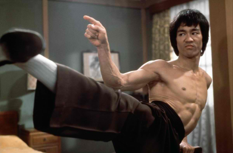 Bruce en Enter the Dragon